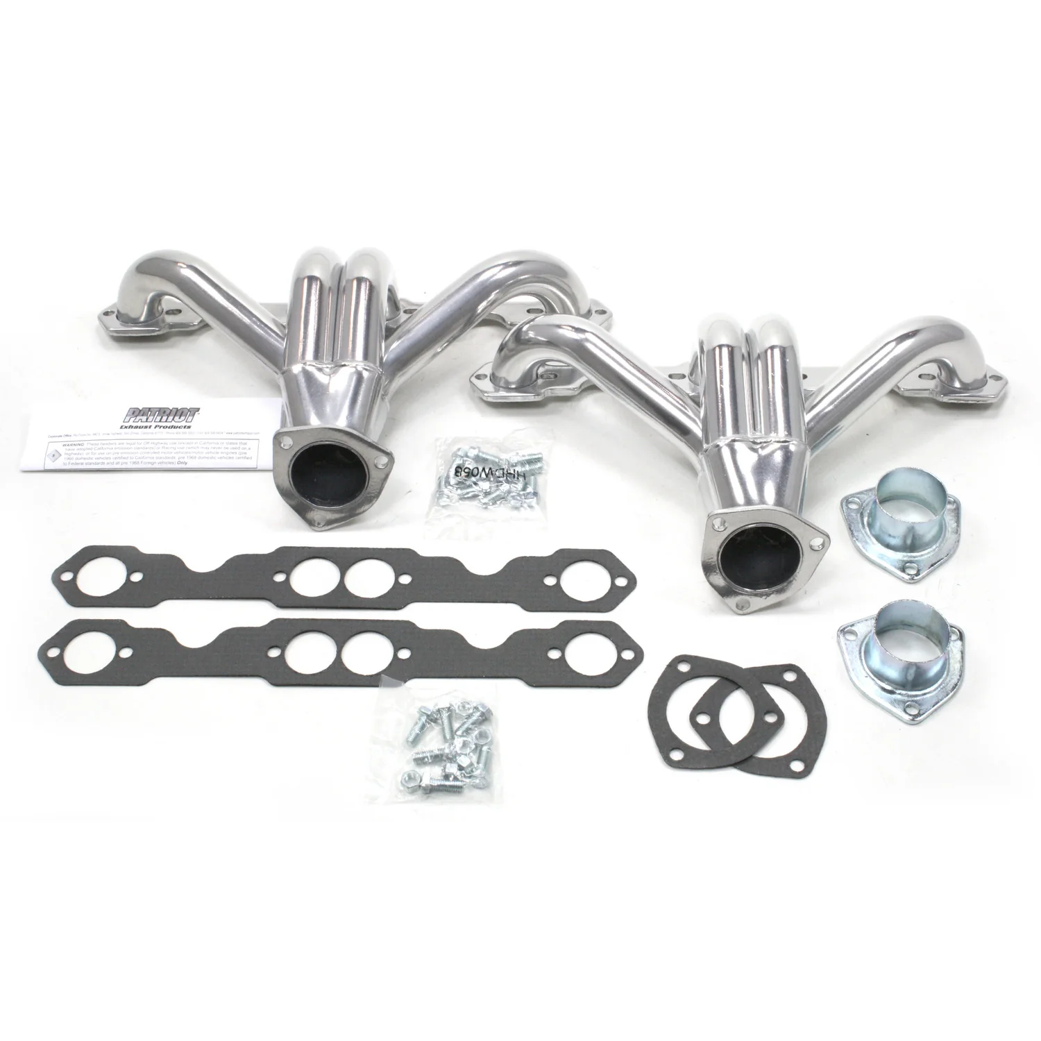 Chevy Small Block Engines, 1 5/8" Tight Tuck Header with Metallic Ceramic Coating - Image 2