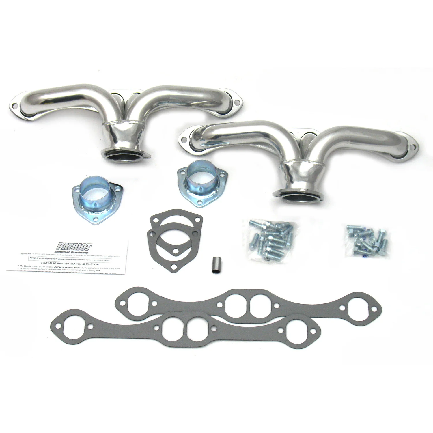 Chevy Small Block Engines, 1 5/8" Tight Tuck Header with Metallic Ceramic Coating - Image 4