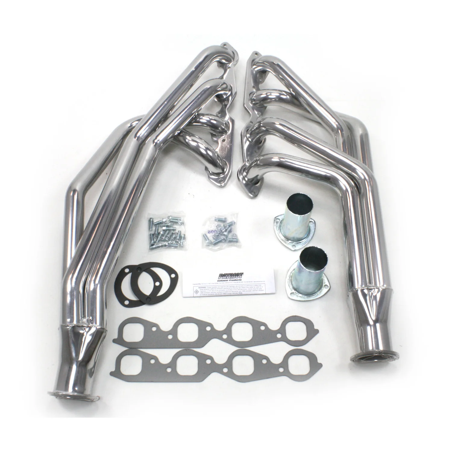 1955-57 Chevy Passenger Car/Wagon 1 7/8" Tri-5 Long Tube Chevy Big Block Engine Swap Header with Metallic Ceramic Coating