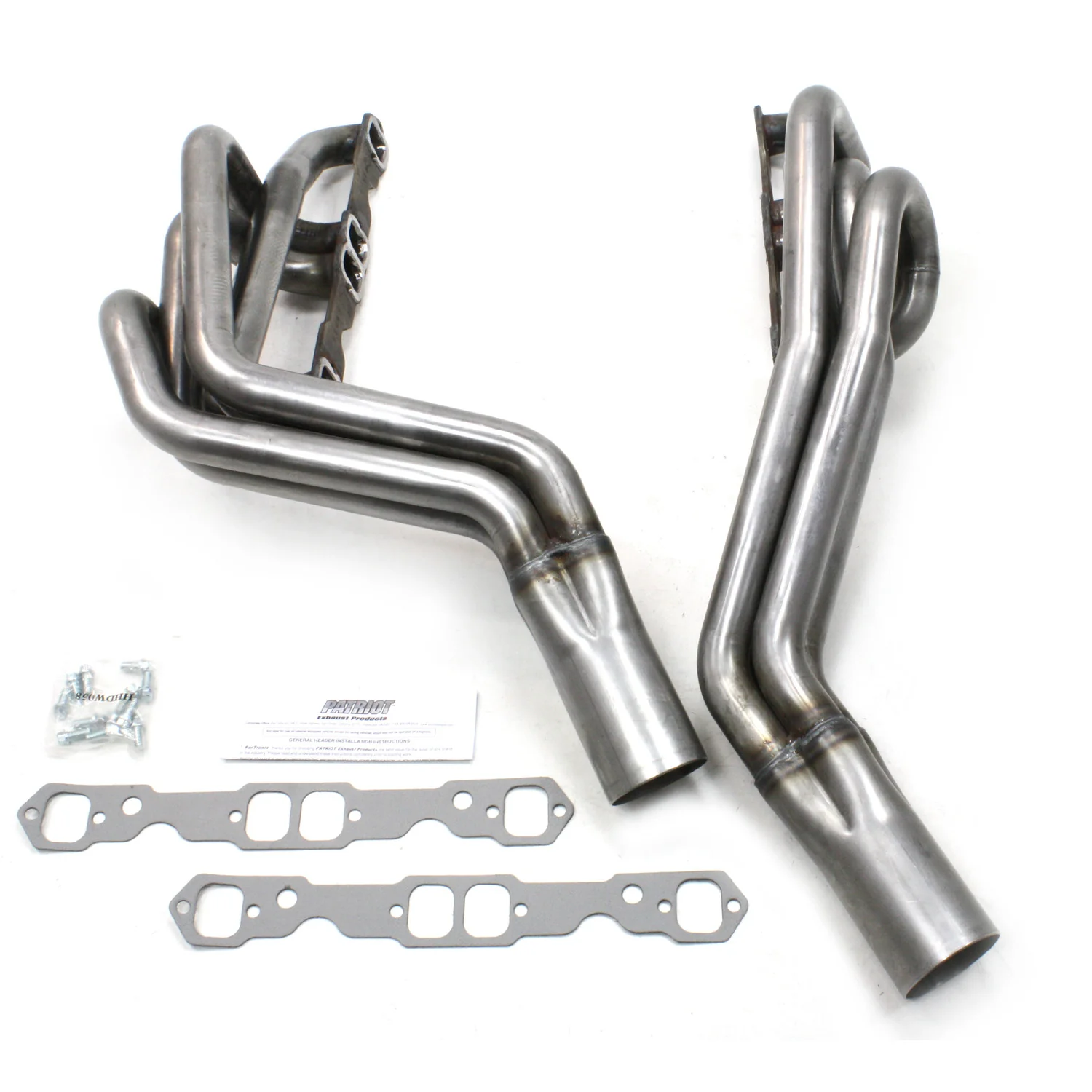 Late Model Chevy Small Block, 1 3/4" Circle Track Header in Raw Steel