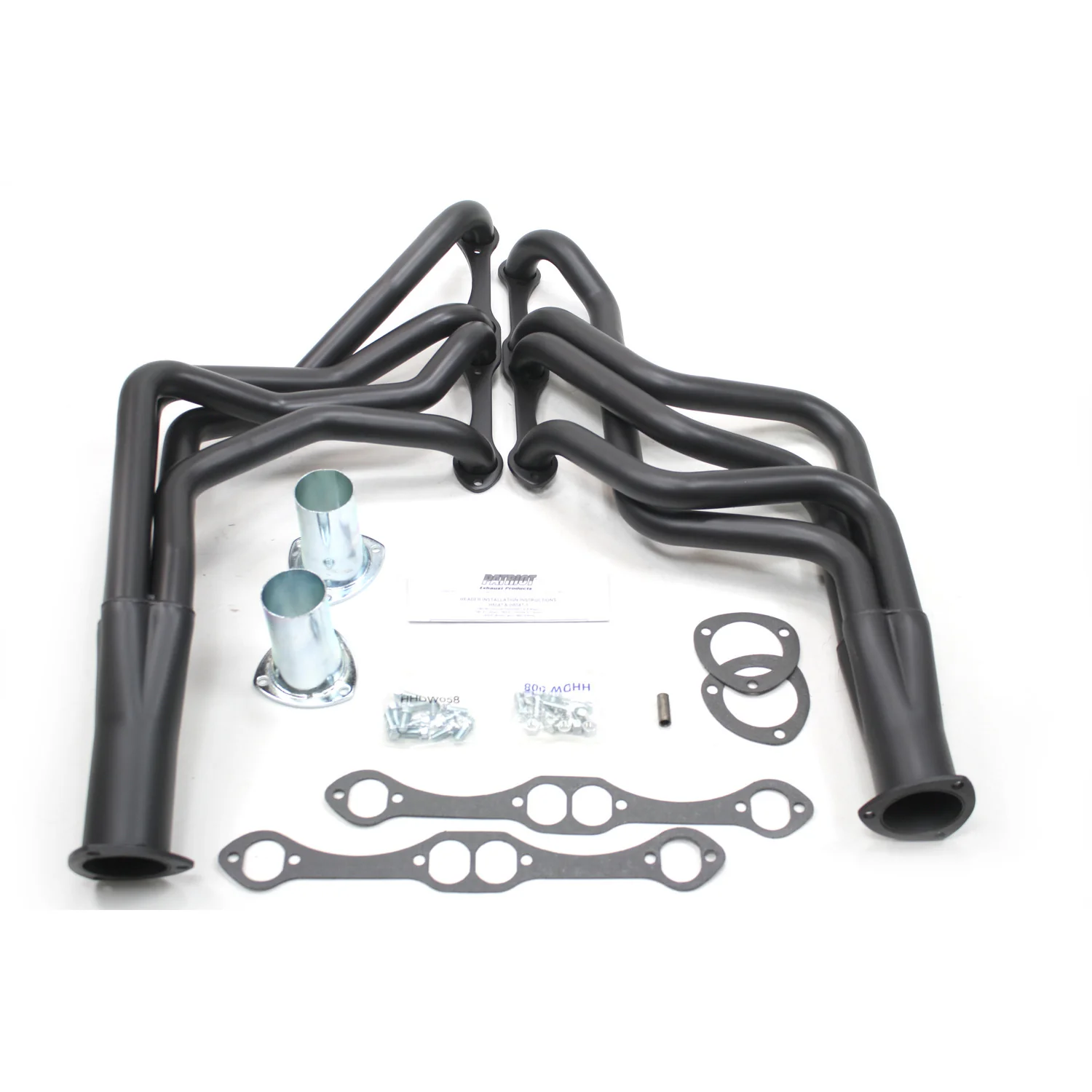 1964-89 Chevy Small Block V8 1 5/8" Long Tube Header with Hi-Temp Black Coating