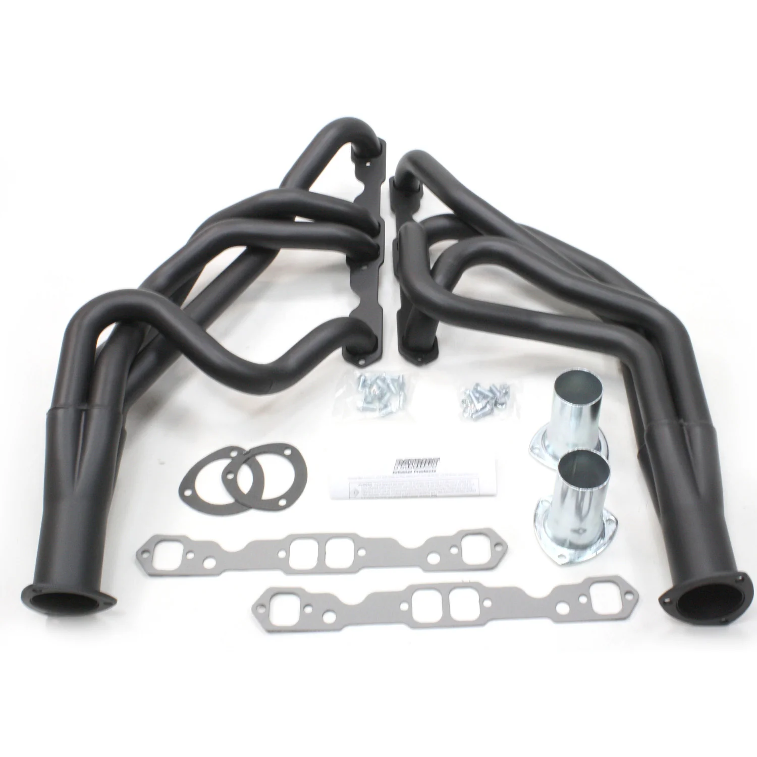 1955-57 Chevy Passenger Car/Wagon 1 3/4" Tri-5 Long Tube Chevy Small Block Engine Swap Header with Hi-Temp Black Coating