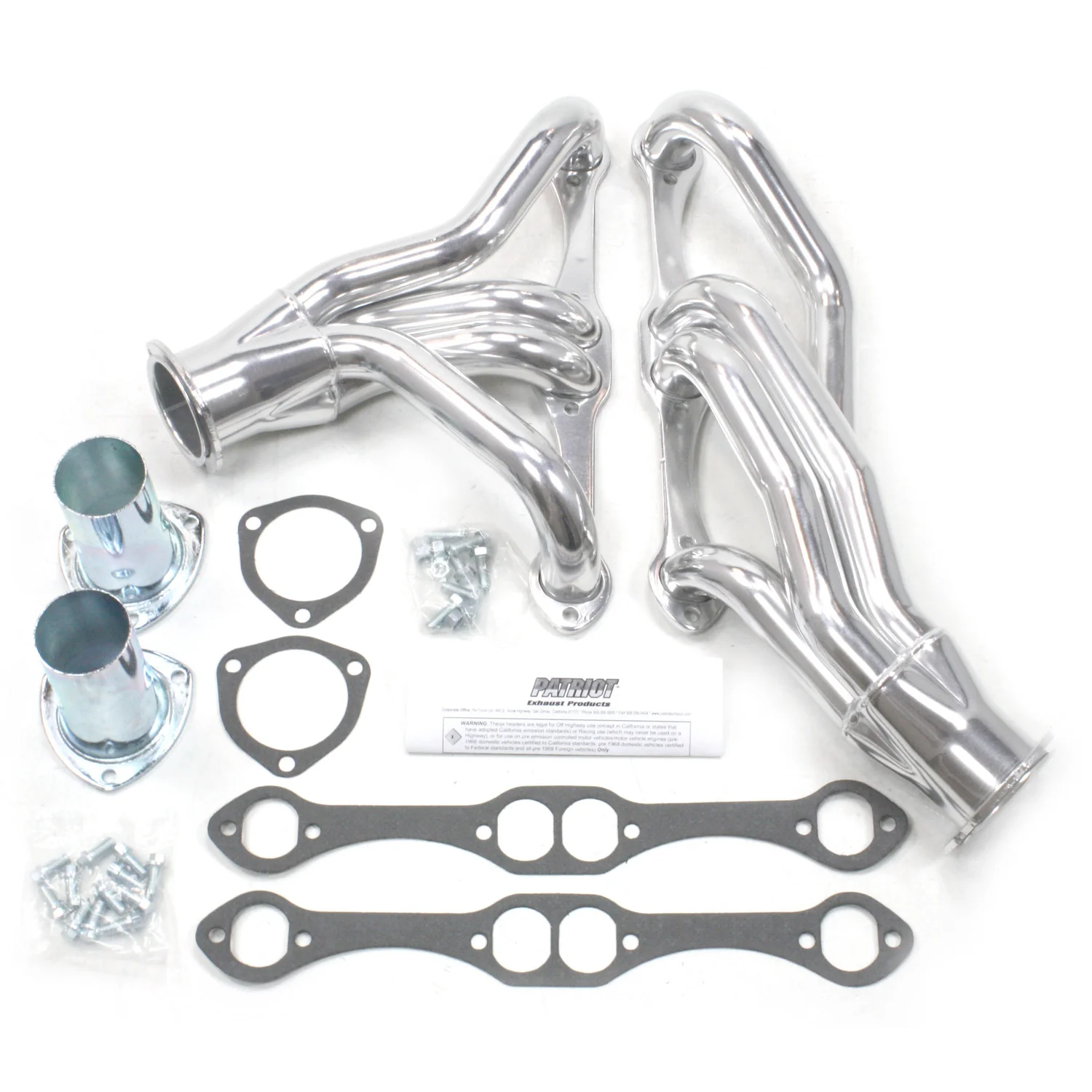 1967-69 Chevy Camaro/1968-69 Chevy II/Nova 1 5/8” 4-Tube Clippster Header with Metallic Ceramic Coating