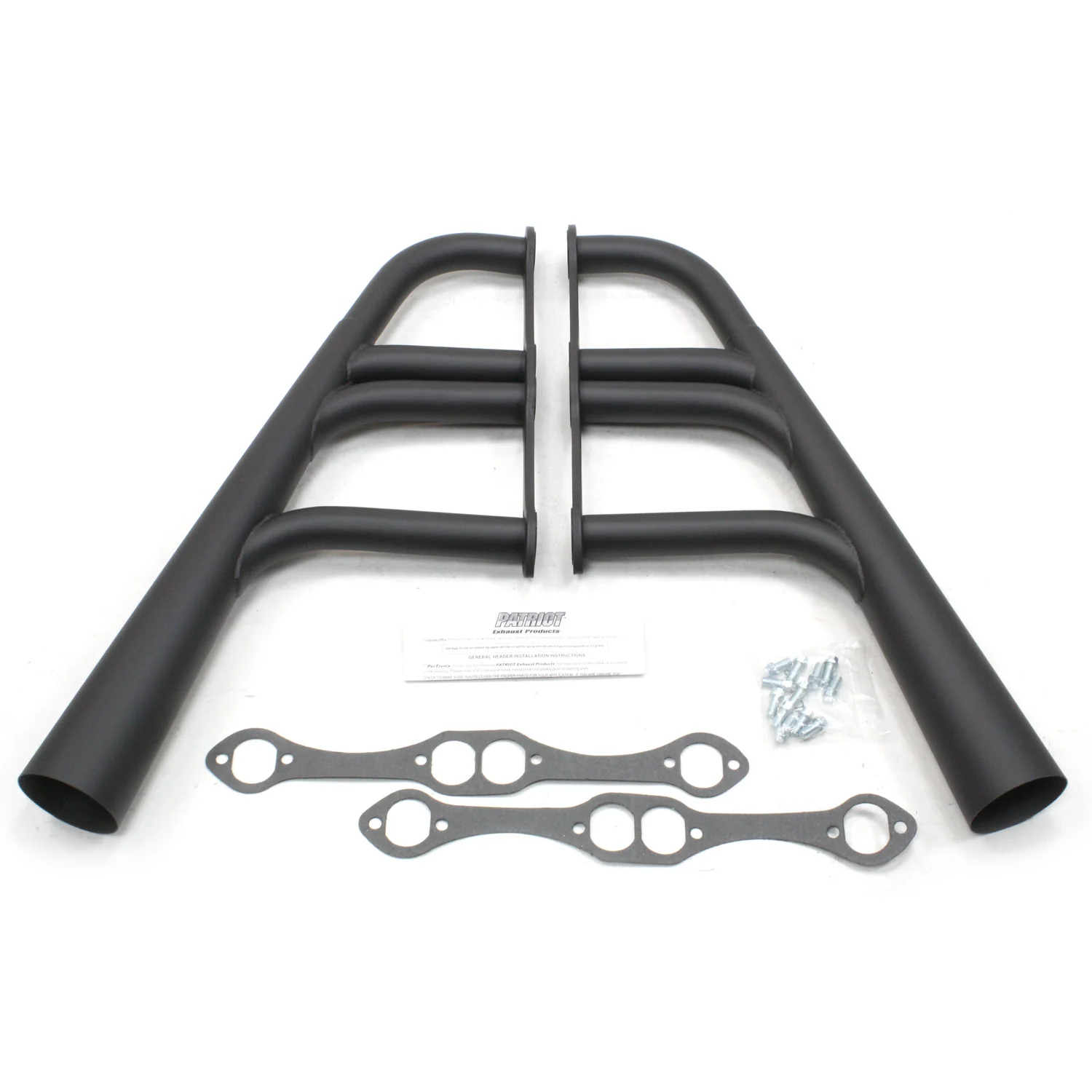 Small Block Chevy Engines, Traditional Style Lakester Exhaust Header with Hi-Temp Black Coating