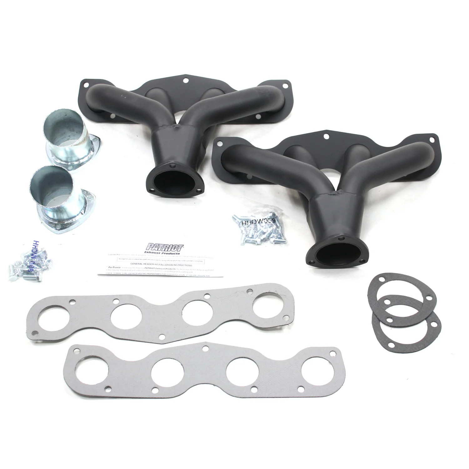 MOPAR 331-392 Hemi Engines, 2" Tight Tuck Header with Hi-Temp Black Coating