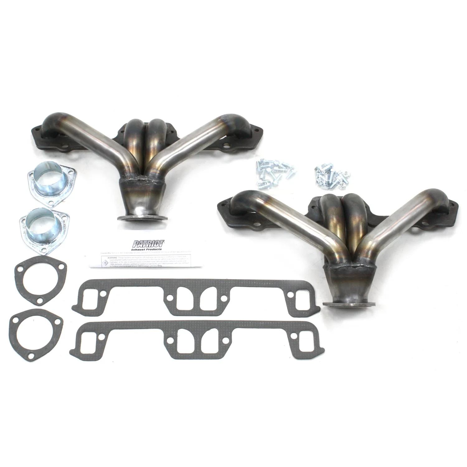 MOPAR Small Block Engines, 1 5/8" Tight Tuck Header in Raw Steel