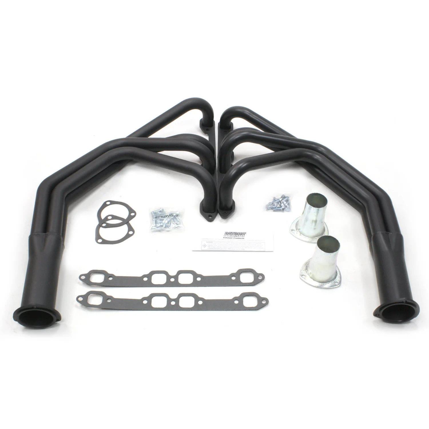 1953-64 Ford F-Series Truck Y-Block V8 1 1/2" Long Tube Header with Hi-Temp Black Coating