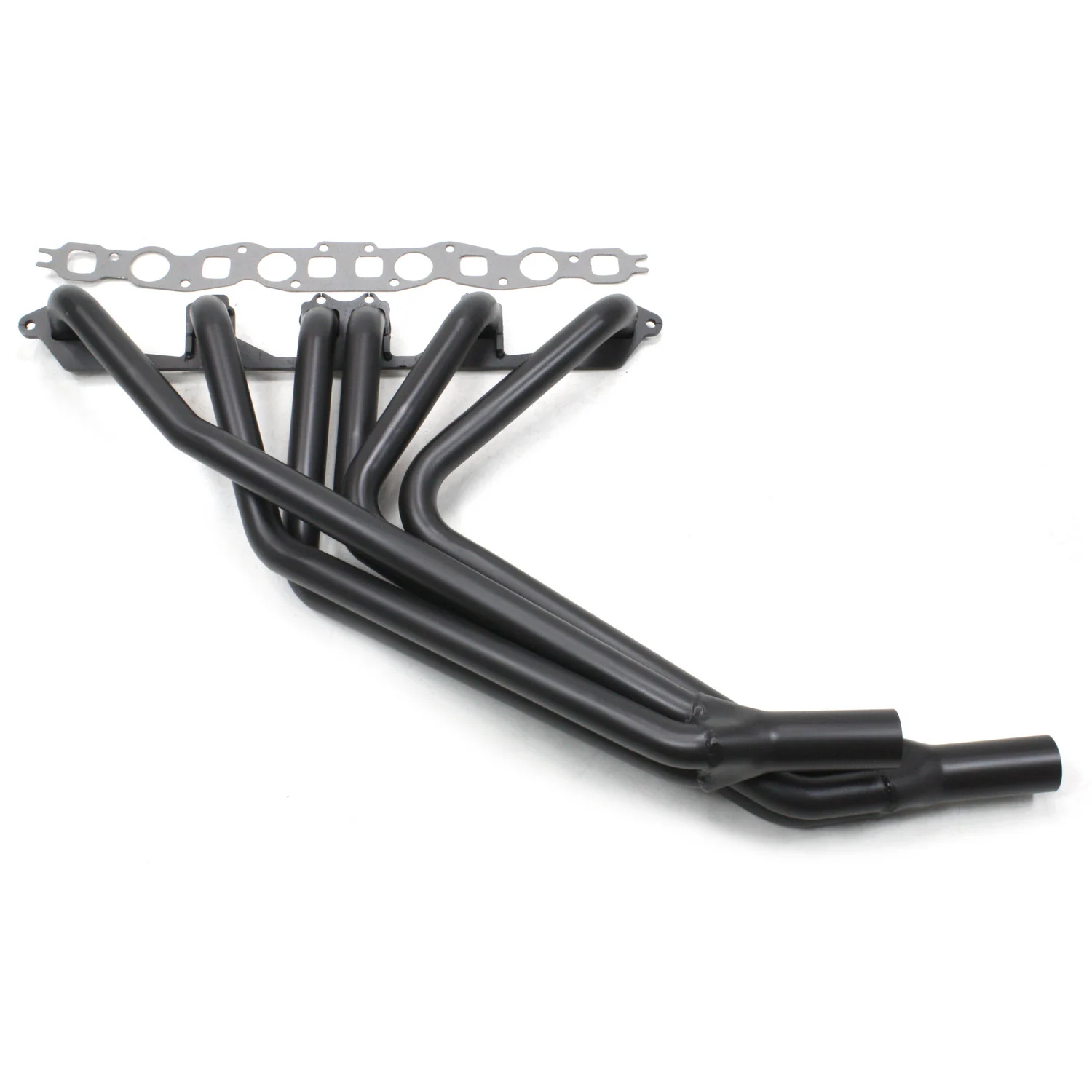 1953-56 Ford F-Series Truck Inline 6 1 1/2" Long Tube Header with Hi-Temp Black Coating