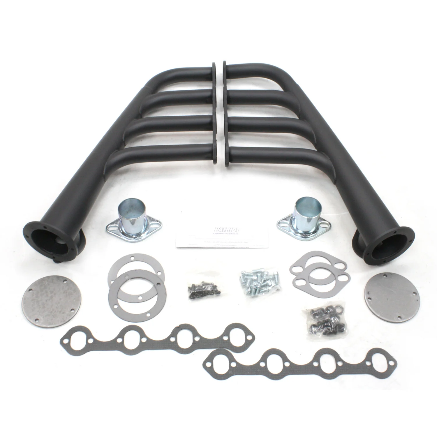 Ford 260-351W Engines, Lakester Style Exhaust Header with Hi-Temp Black Coating