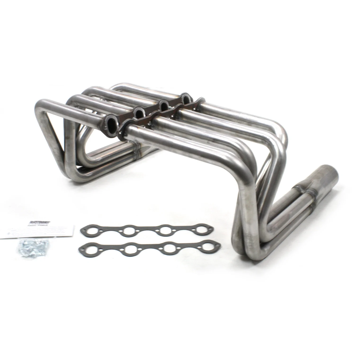 Ford 260-351W Engines, Roadster "Fad T" Exhaust Header in Raw Steel