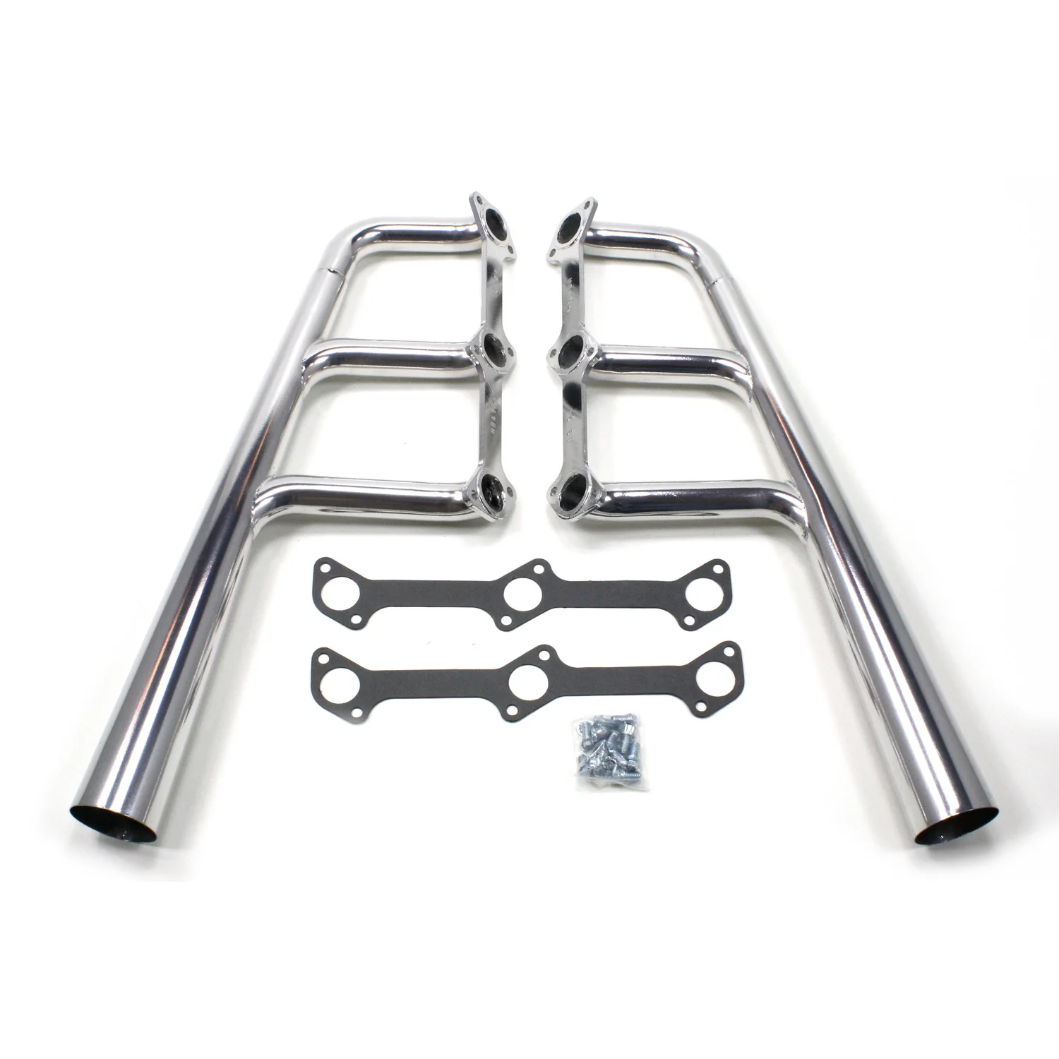 Ford Flathead Engines, Traditional Style Lakester Exhaust Header with Metallic Ceramic Coating