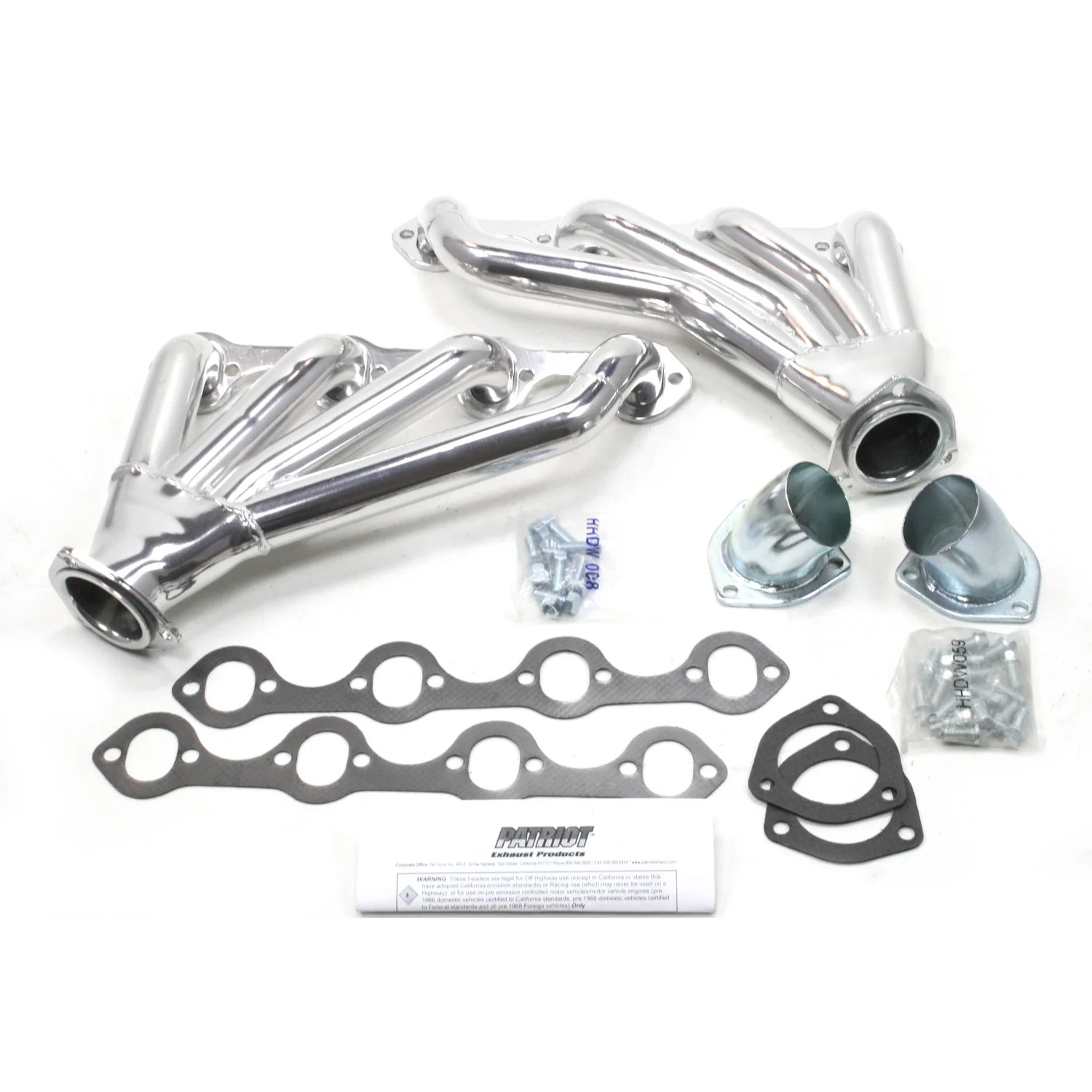 Ford Small Block Engines, 1 5/8" Tight Tuck Rear Swept Style Header with Metallic Ceramic Coating