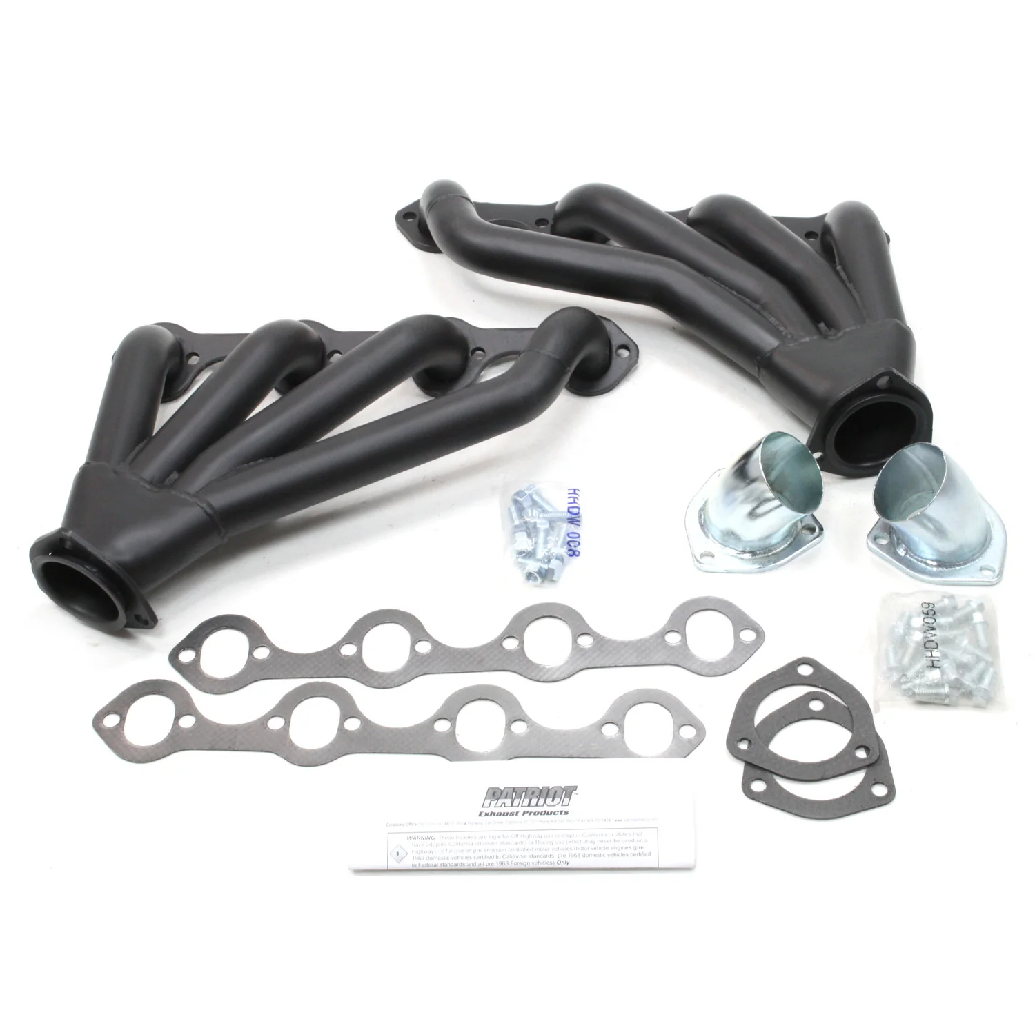 Ford Small Block Engines, 1 5/8" Tight Tuck Rear Swept Style Header with Hi-Temp Black Coating