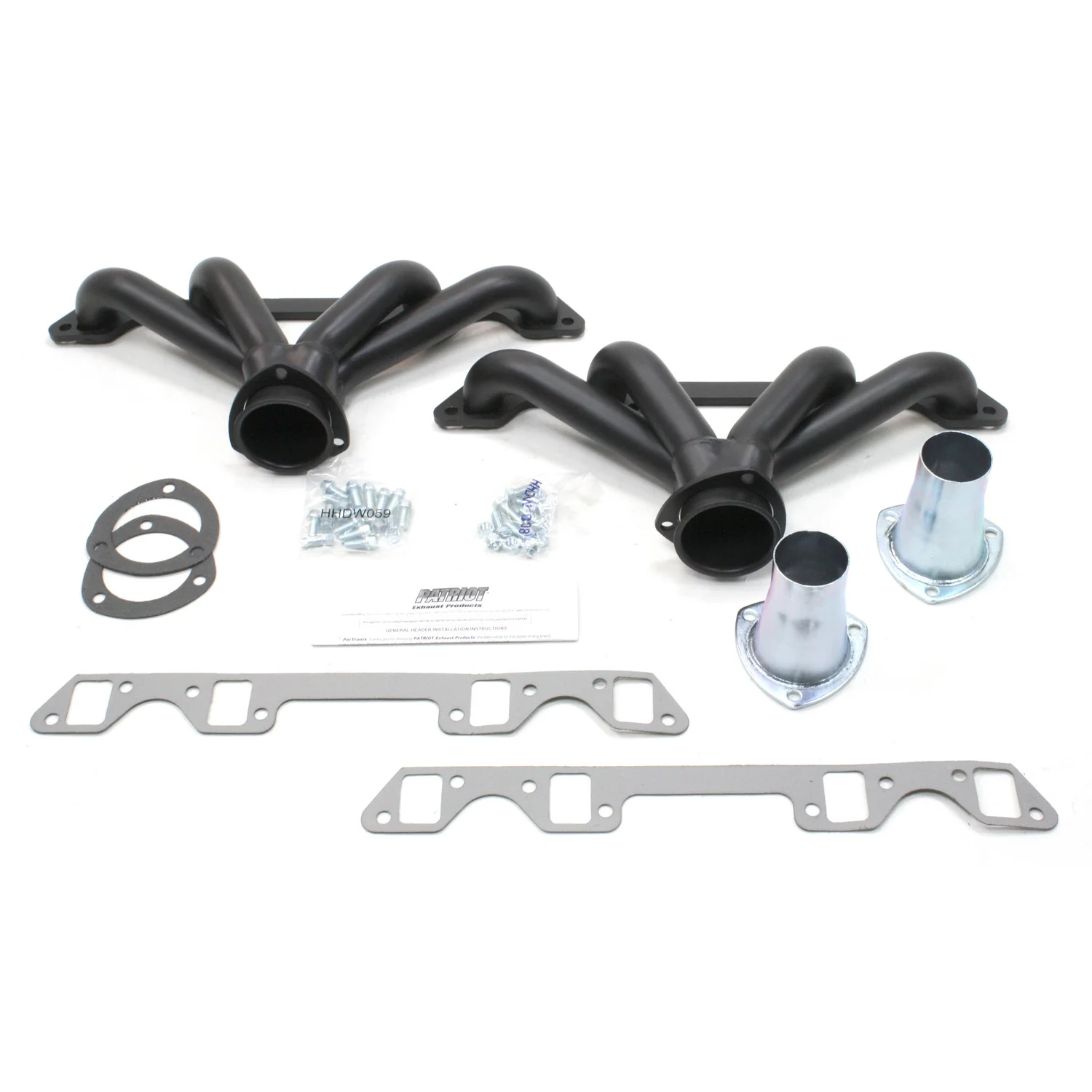 Buick Nailhead Engines, 1 5/8" Tight Tuck Header with Hi-Temp Black Coating