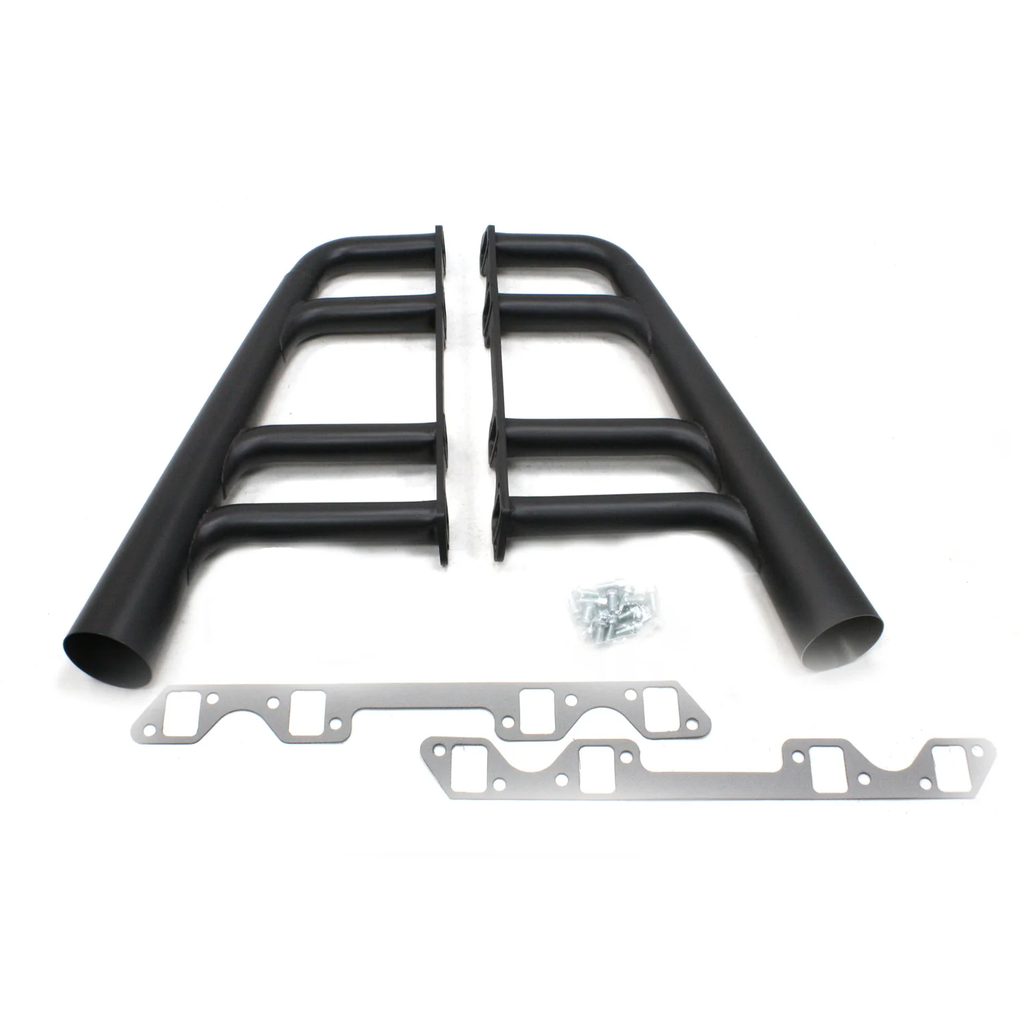 Buick Nailhead Engines, Traditional Style Lakester Exhaust Header with Hi-Temp Black Coating