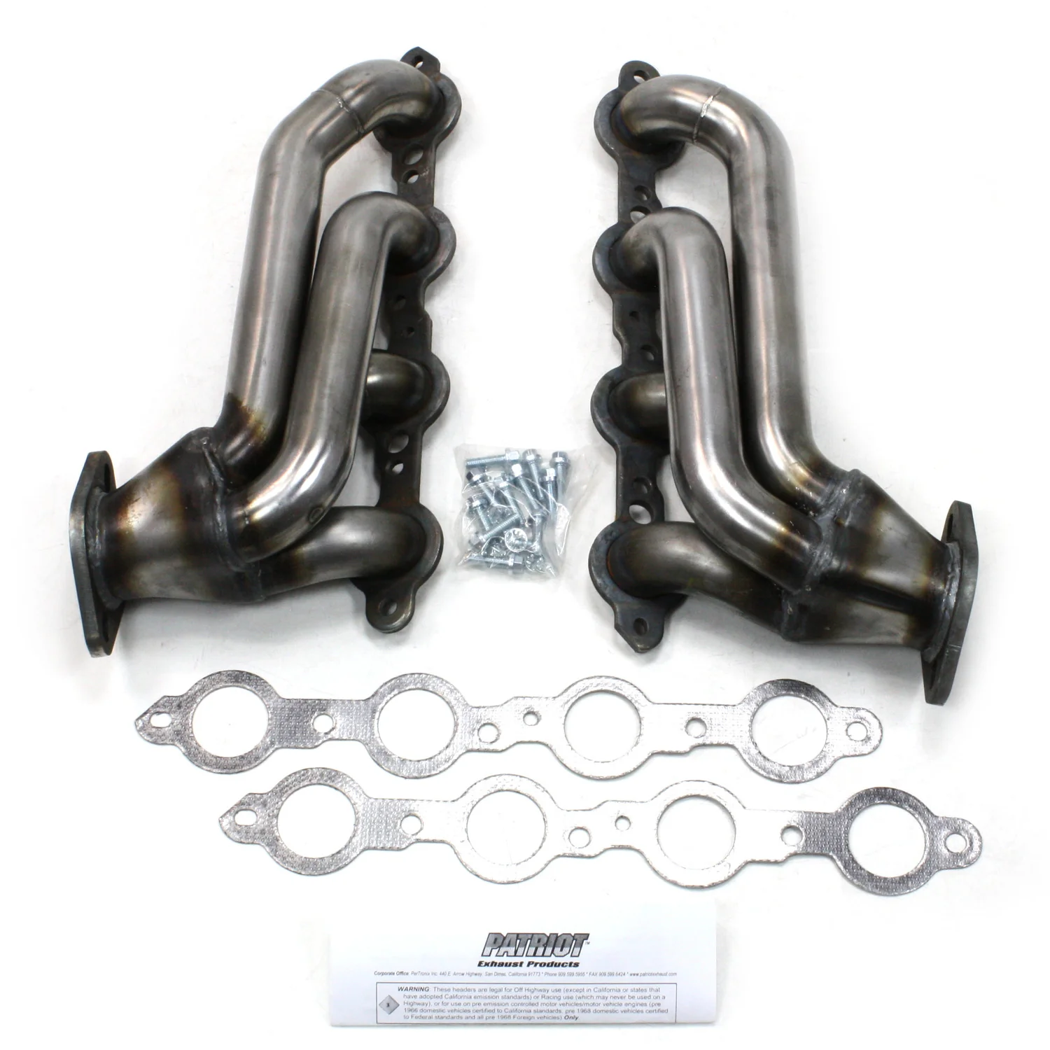 LS E-ROD Engines, 1 3/4" Tight Tuck Header in Raw Steel