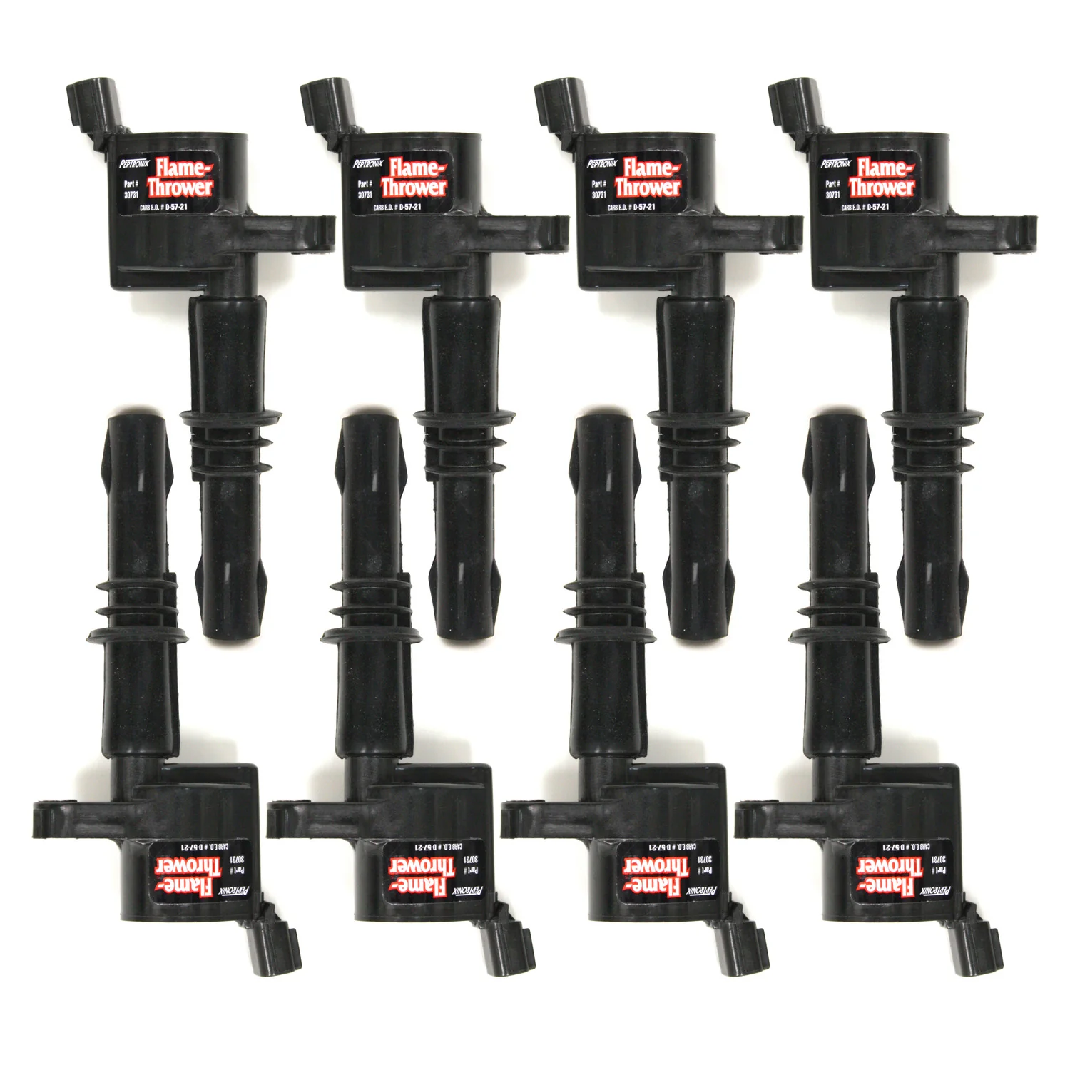 PerTronix 30738 Flame-Thrower Coil 2004-2008 Ford4.6L/5.4L Modular 3-Valve COP (coil on plug) Set of 8