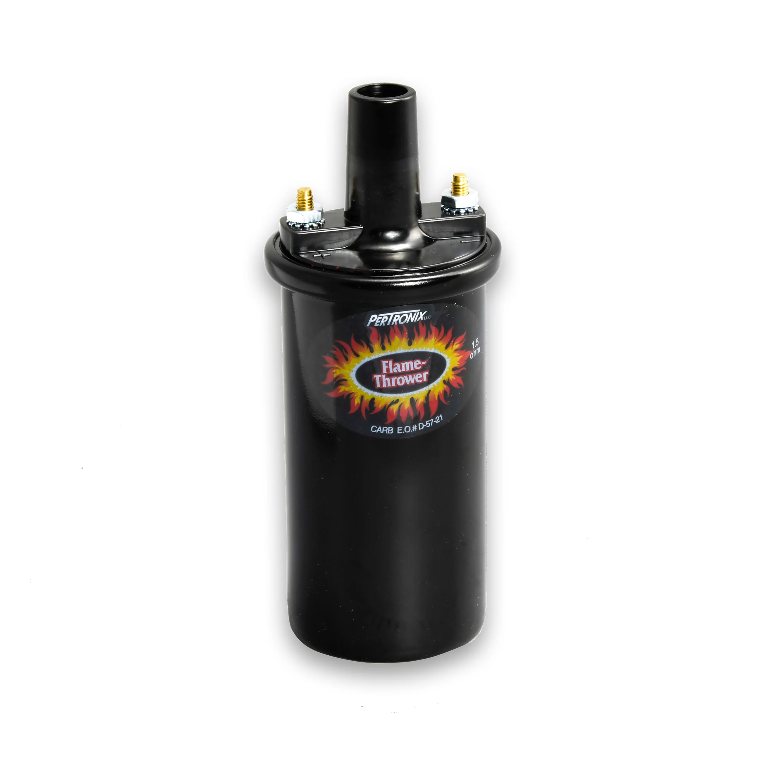 PerTronix 40111 Ignitor Epoxy Filled 40,000 Volt Ignition Coil with 1.5 Ohms Resistance in Black