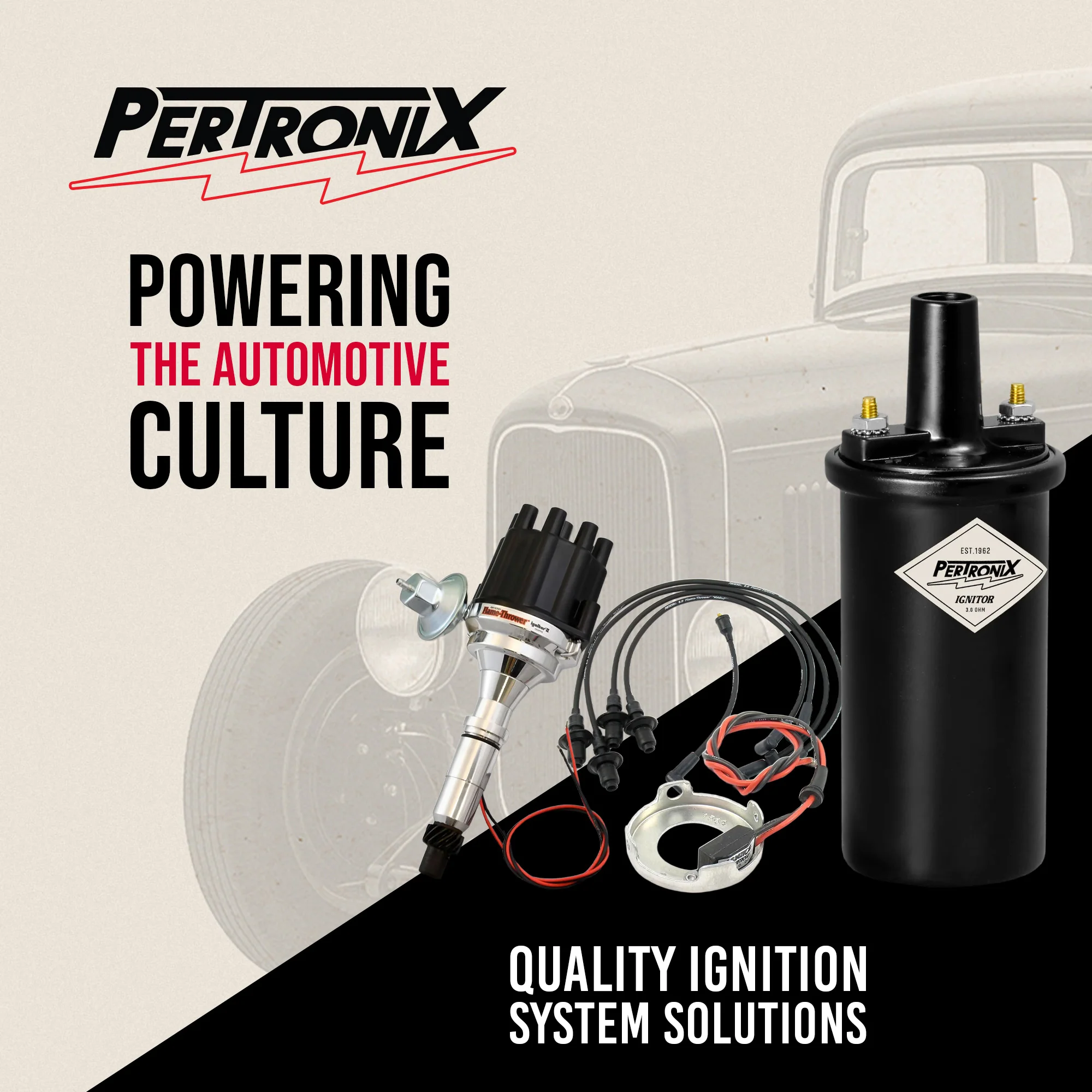 PerTronix 45011 Ignitor II Oil Filled 45,000 Volt Ignition Coil with 0.6 Ohms Resistance in Black - Image 9
