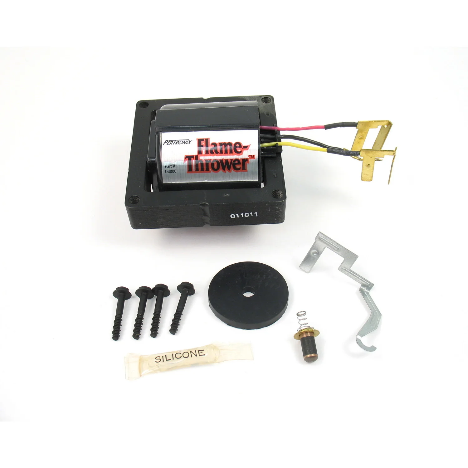 PerTronix D3000 Flame-Thrower HEI Coil GM 50,000 Volt Red/Yellow Wire - Image 4