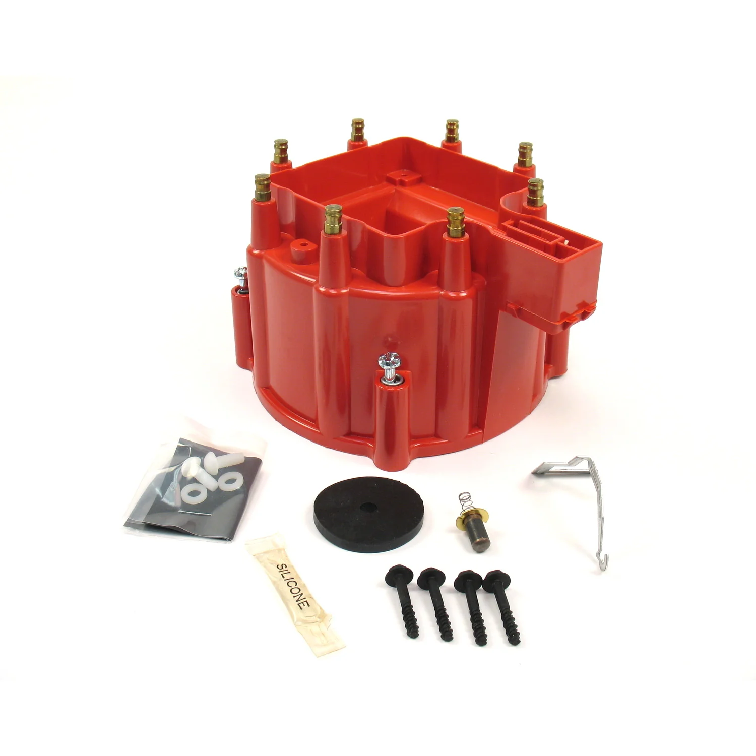 Replacement Distributor Cap for HEI Distributors - Red (Service Part Only)