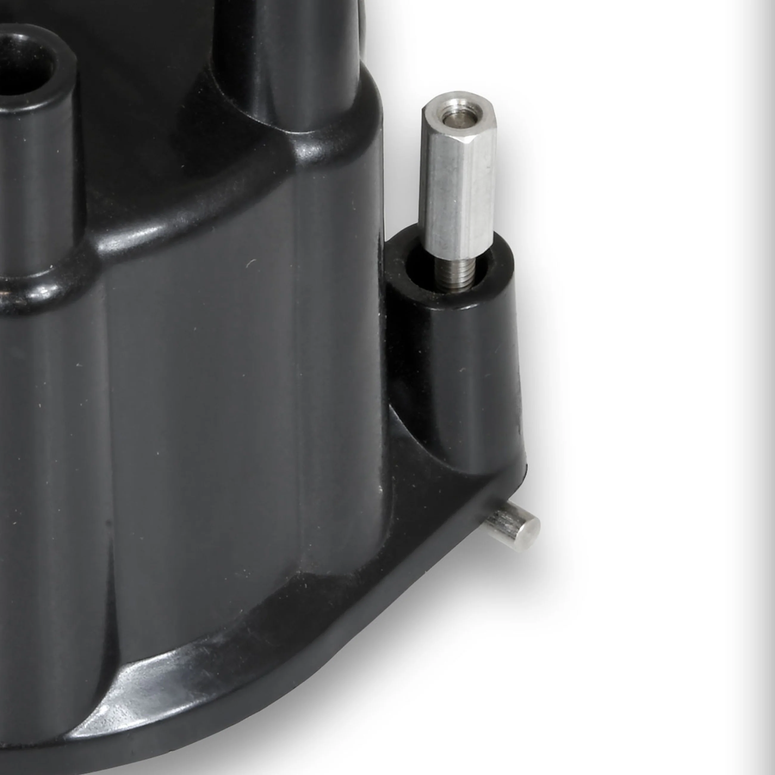 Replacement Distributor Cap for 6 Cylinder Marine Billet Distributors - Black / Female (Service Part Only) - Image 3
