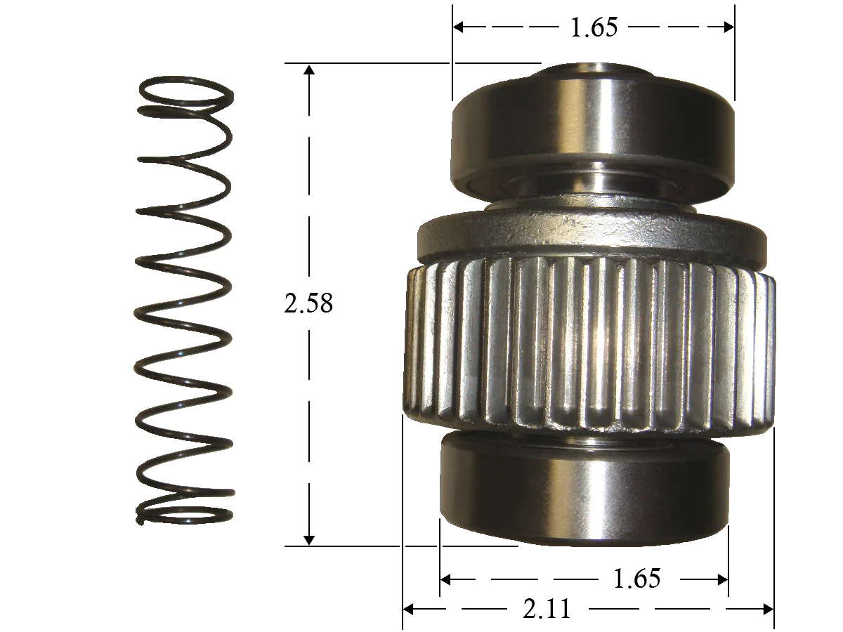 Starter Drive Assembly for 1.8 & 2.4 kW Spyke Starters - Image 3