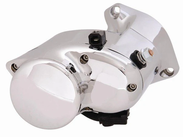 1.4 kW Stealth Starter for 1989-93 Big Twin Harley® Models (Except FLT) in Chrome