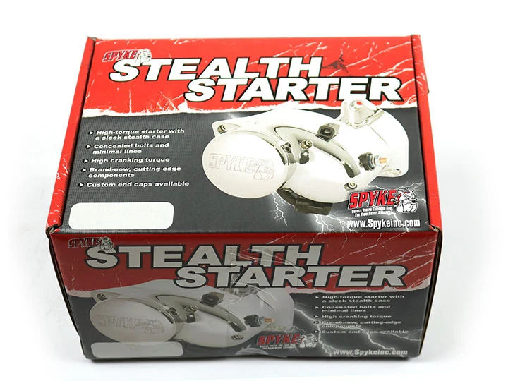 1.4 kW Stealth Starter with K9 Drive for 1989-93 Big Twin Harley® Models (Except FLT) in Chrome - Image 5