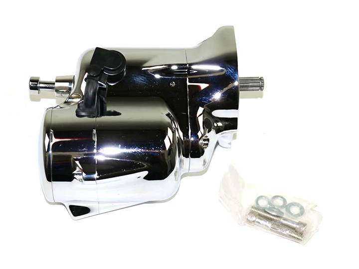 1.4 kW Stealth Starter for 1989-93 Big Twin Harley® Models (Except FLT) in Black - Image 2