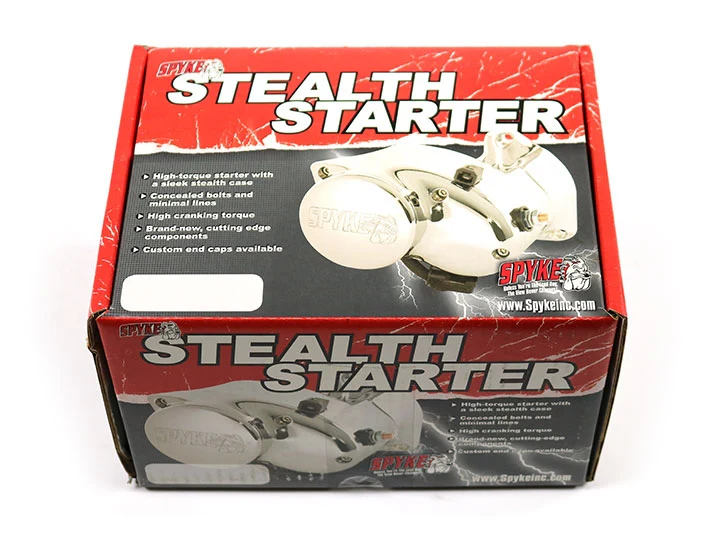 1.4 kW Stealth Starter for 1989-93 Big Twin Harley® Models (Except FLT) in Black - Image 3