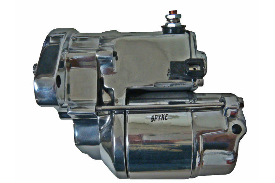 1.4 kW Starter for 1989-93 Big Twin EVO FL Harley® Models in Polished Chrome - Image 5