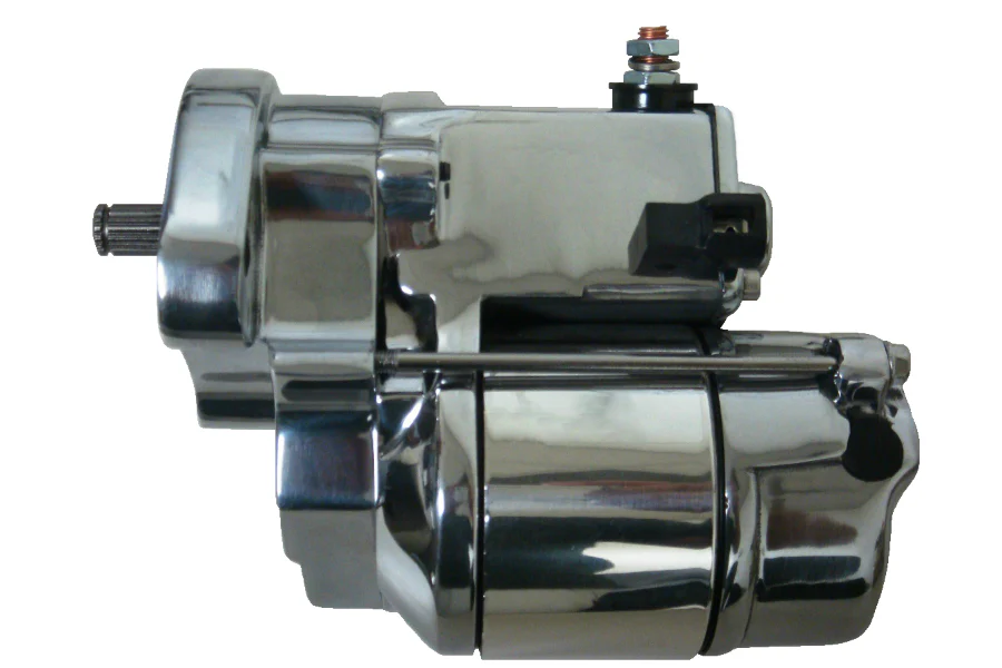 1.4 kW Starter for 1994-06 Big Twin Harley® Models (Except 2006 Dyna) in Polished Chrome - Image 3