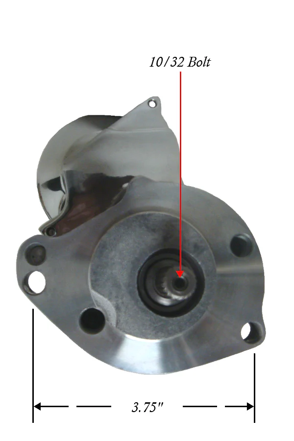 1.4 kW Starter for 1994-06 Big Twin Harley® Models (Except 2006 Dyna) in Polished Chrome - Image 4