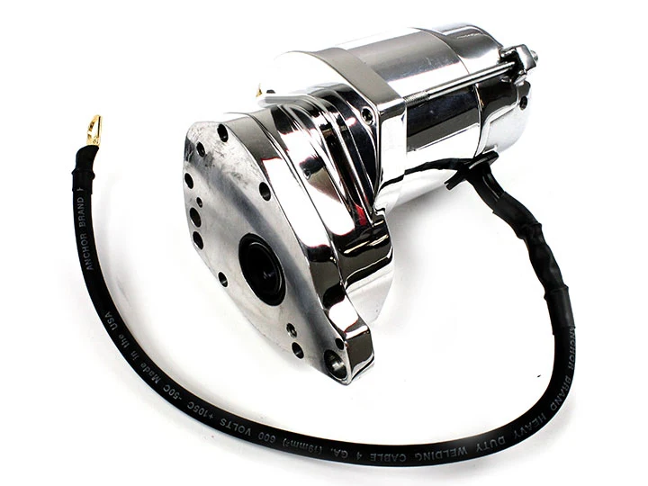 1.4 kW Starter for 1986-88 Big Twin Harley® Models in Polished Chrome - Image 4