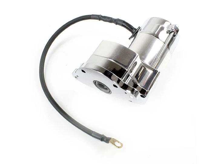 1.4 kW Starter for Late 1979-Early 84 Big Twin 4-Speed Models with Rear Chain in Chrome - Image 5