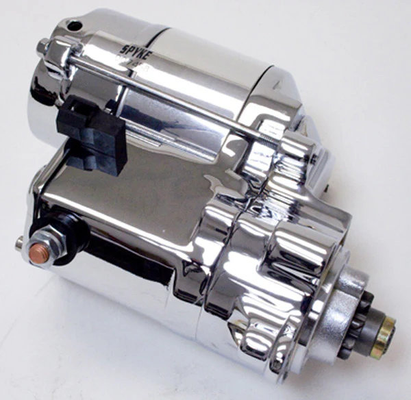 1.4 kW Starter for 1981-18 XL Sportster® Models or 1994-08 Buell (Except 1125R) in Polished Chrome - Image 3