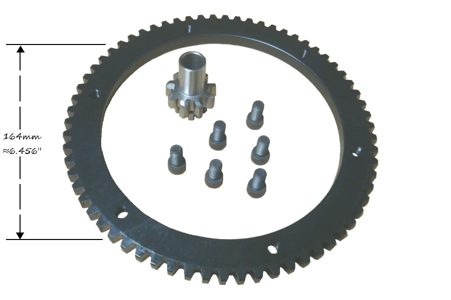 9/66 Hardened 8620 Steel Gear Set for 1994-97 Harley® Big Twin Models