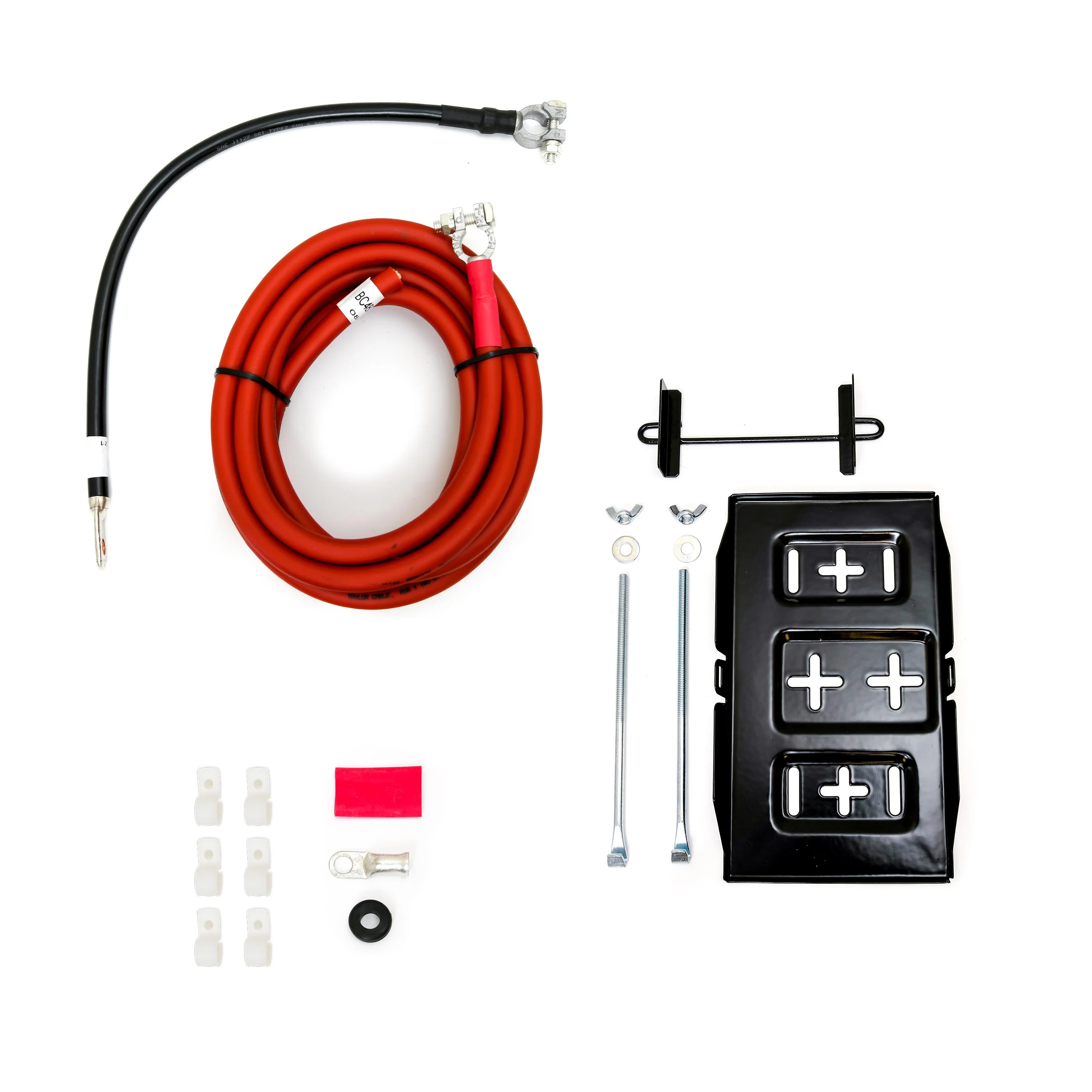 Single Trunk Mount Battery Relocation Kit with 1 Gauge Battery Cable