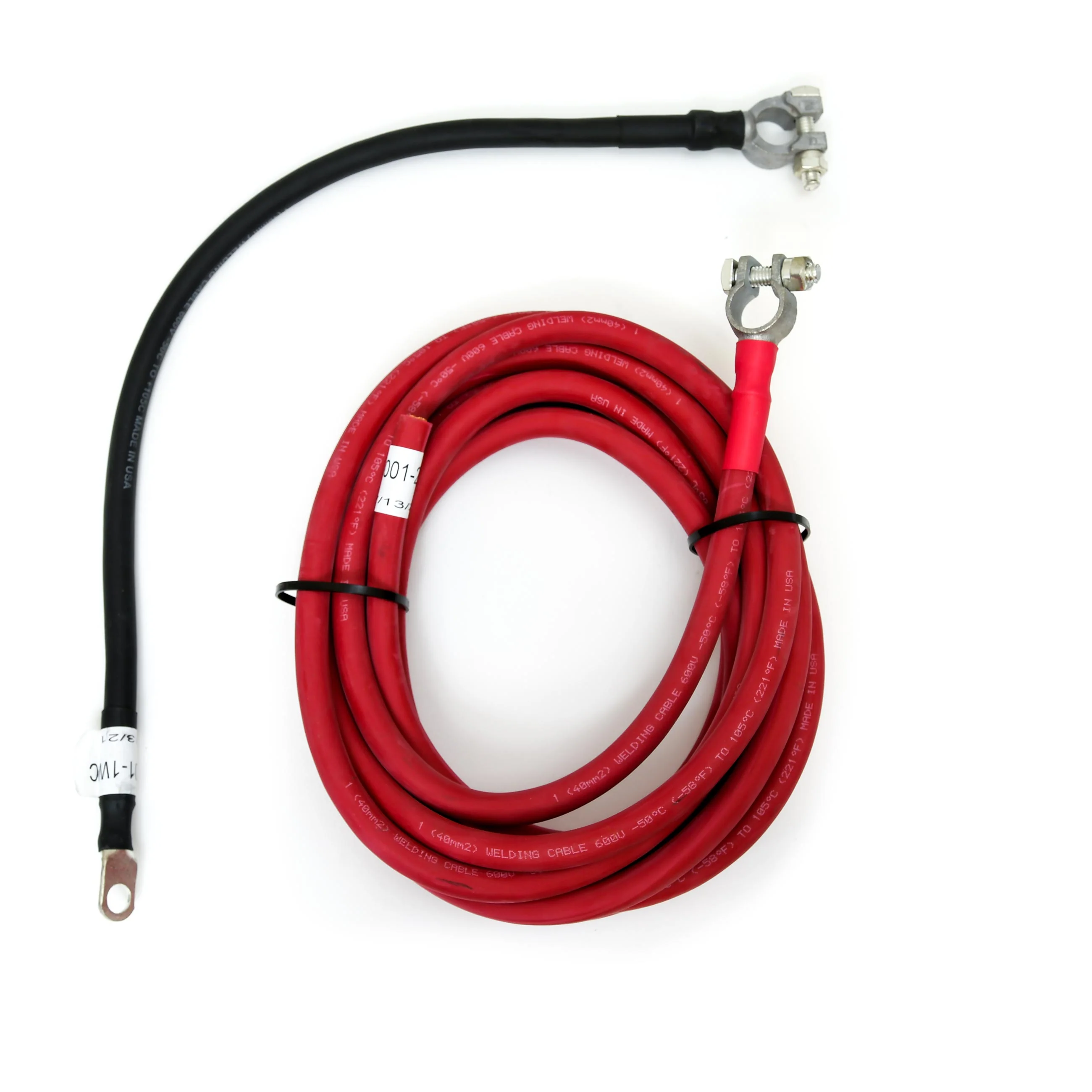 Single Trunk Mount Battery Relocation Kit with 1 Gauge Welding Cable - Image 2