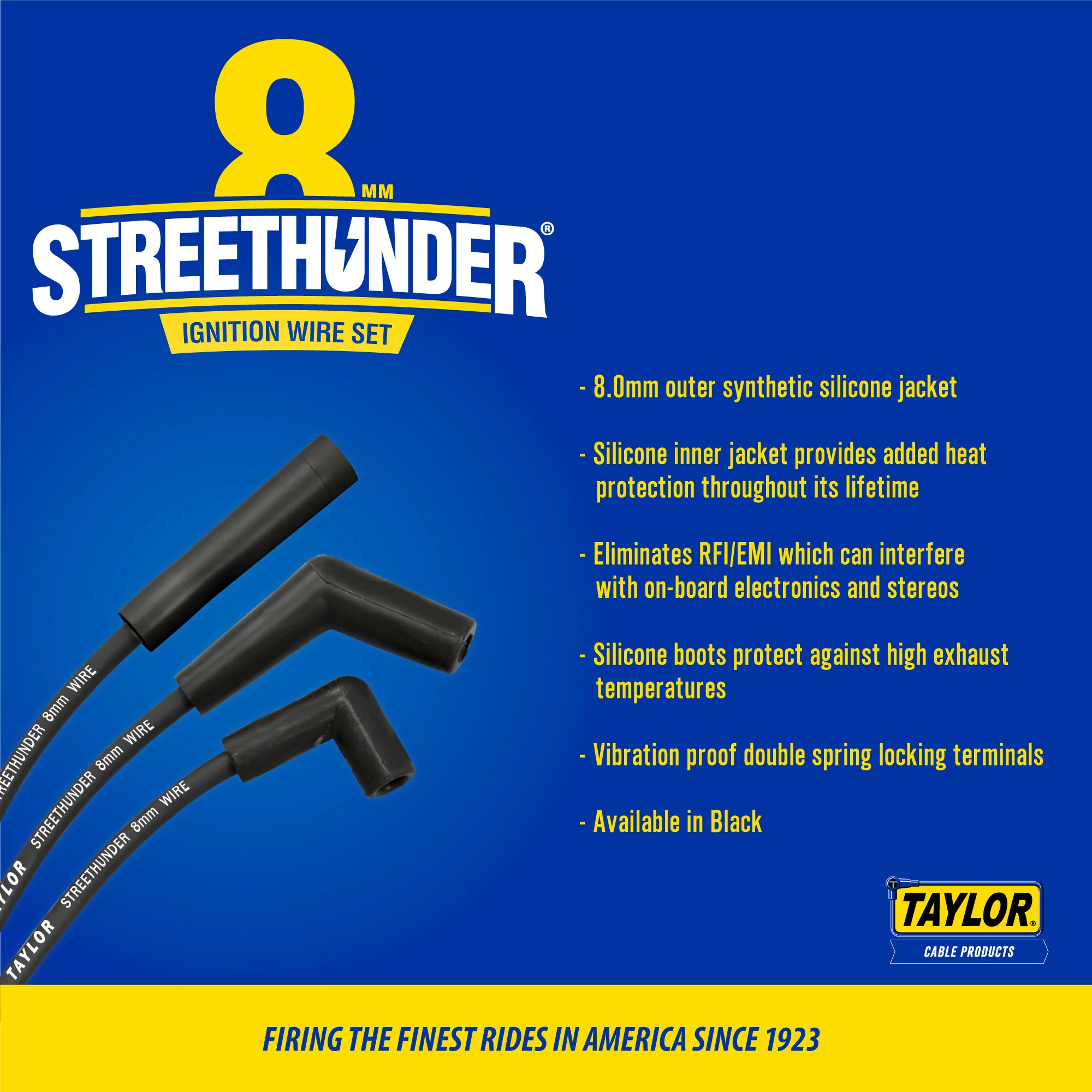 1997-08 GM 3.8L Supercharged V6 8mm StreeThunder Spark Plug Wire Set - Image 3