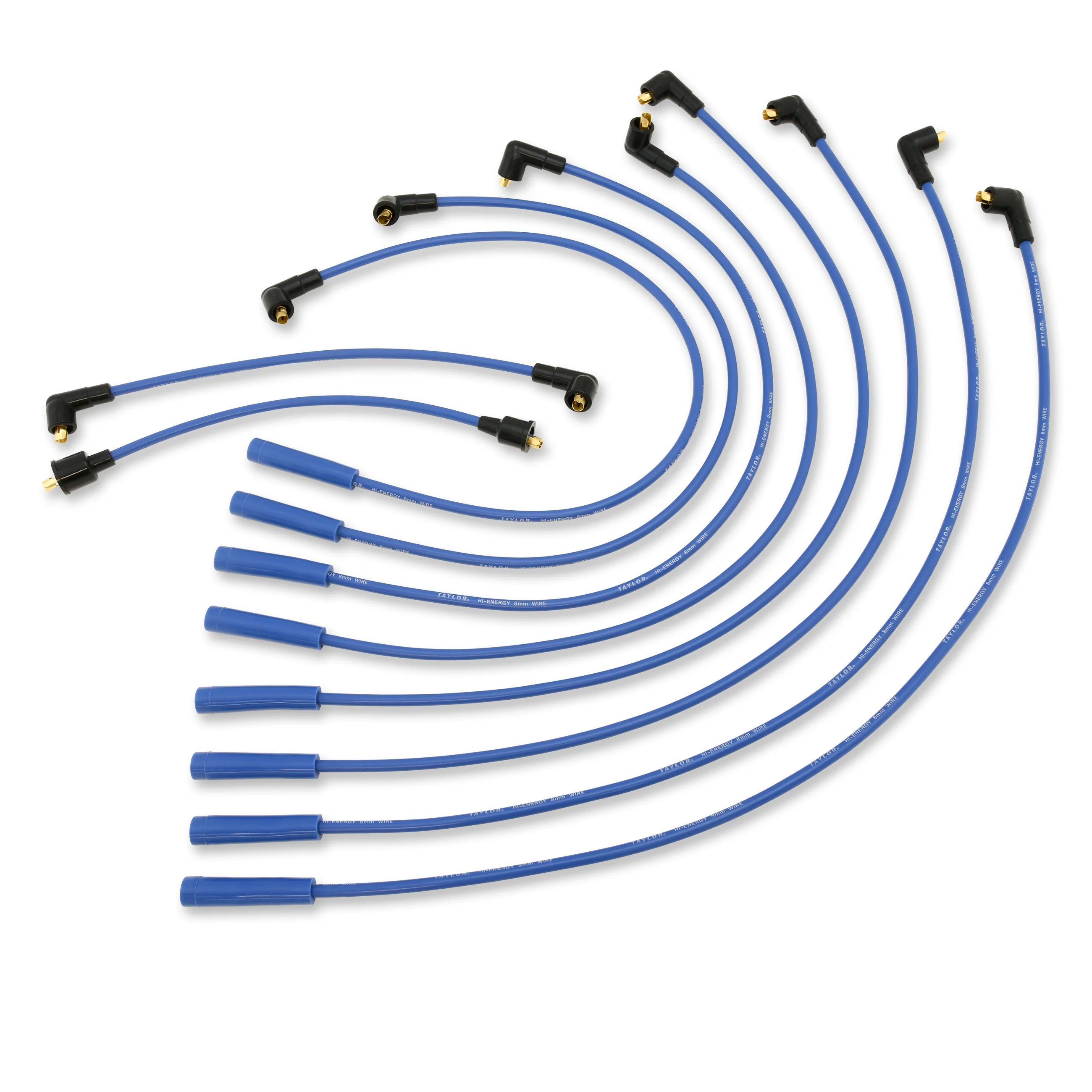 1955-76 Multi-Make V8 8mm High Energy Spark Plug Wire Set - Image 2