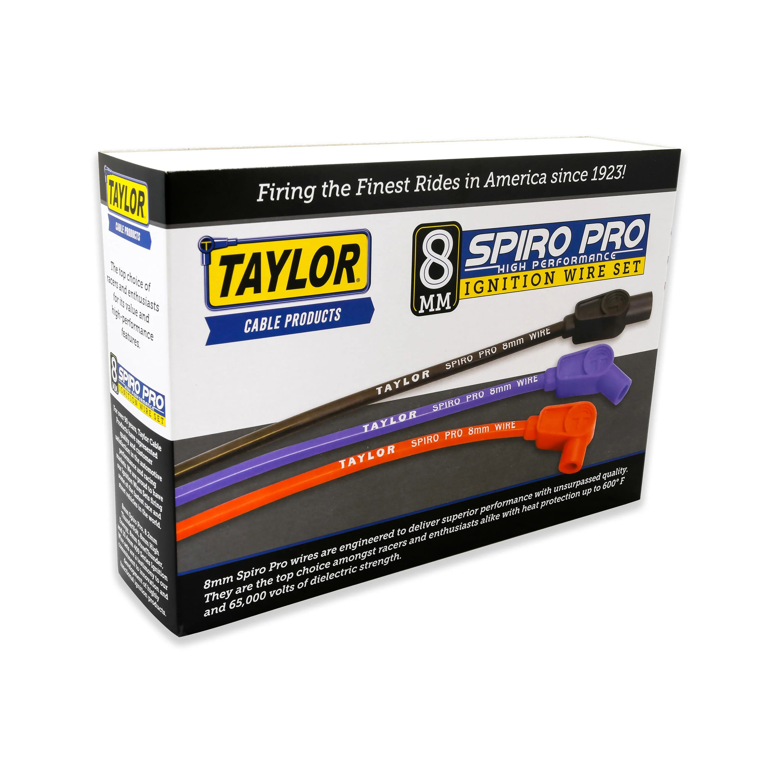 1987-90 Jeep 4.0L Inline 6 8mm Spiro-Pro Spark Plug Wire Set - Image 7