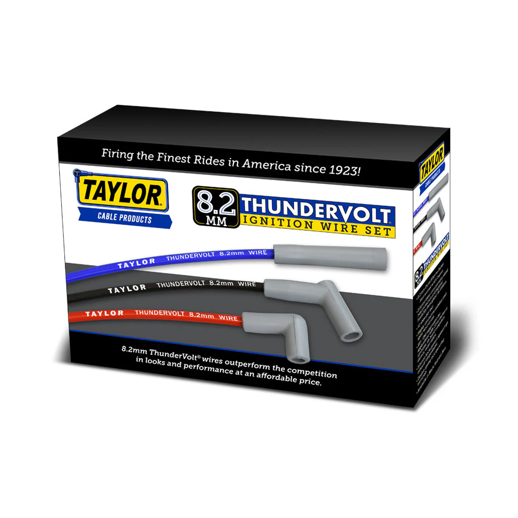 Taylor Cable 83653 8.2mm ThunderVolt Ignition Wires univ 8 cyl 135 blue - Image 5