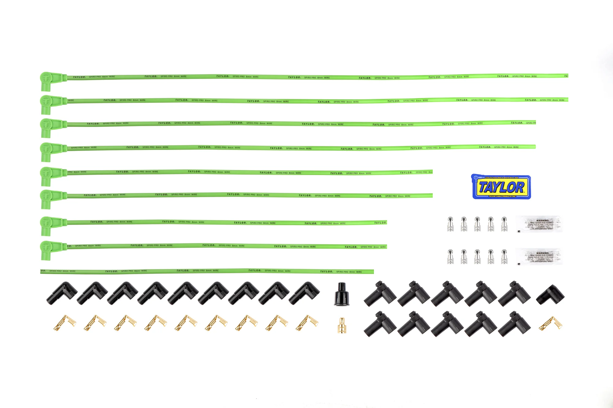 Universal 8mm Spiro-Pro Spark Plug Wire Set (Available in 9 Colors) - Image 6