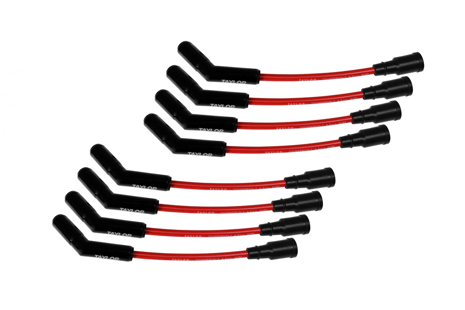 Ford 7.3L Godzilla Engines 8.2mm ThunderVolt Spark Plug Wires with Black Ceramic Boots (Available in 3 Colors) - Image 2