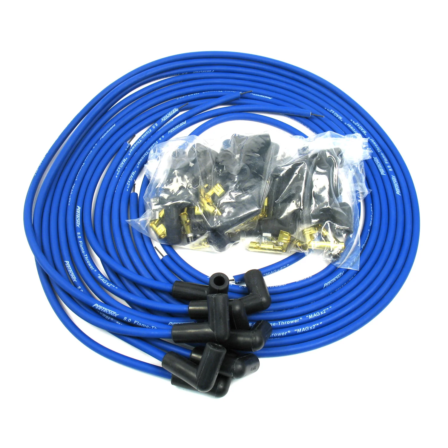 Universal 8 Cylinder 8mm MAGx2 Spark Plug Wire Set (Available in 3 Colors) - Image 11