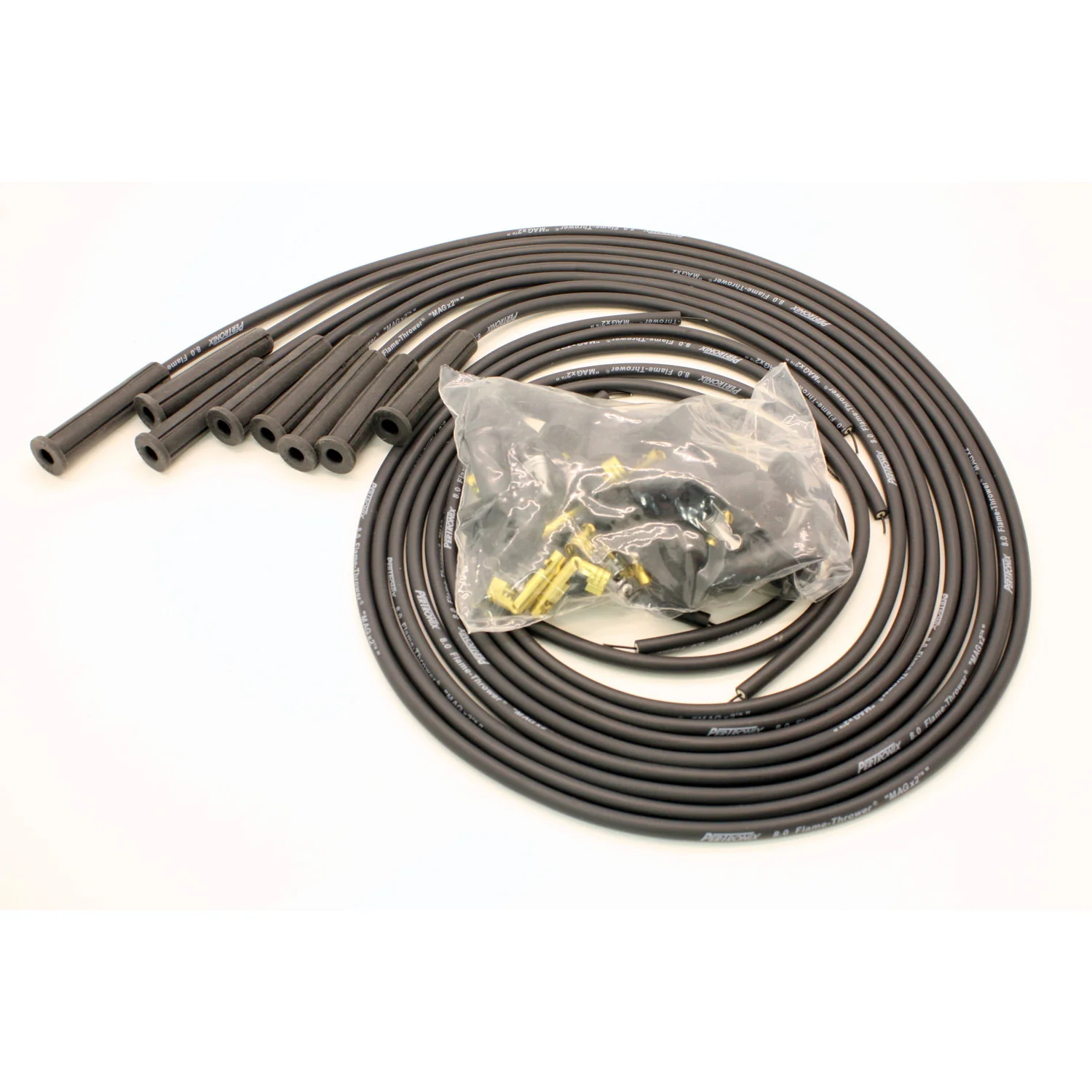 Universal 8 Cylinder 8mm MAGx2 Spark Plug Wire Set (Available in 3 Colors) - Image 5