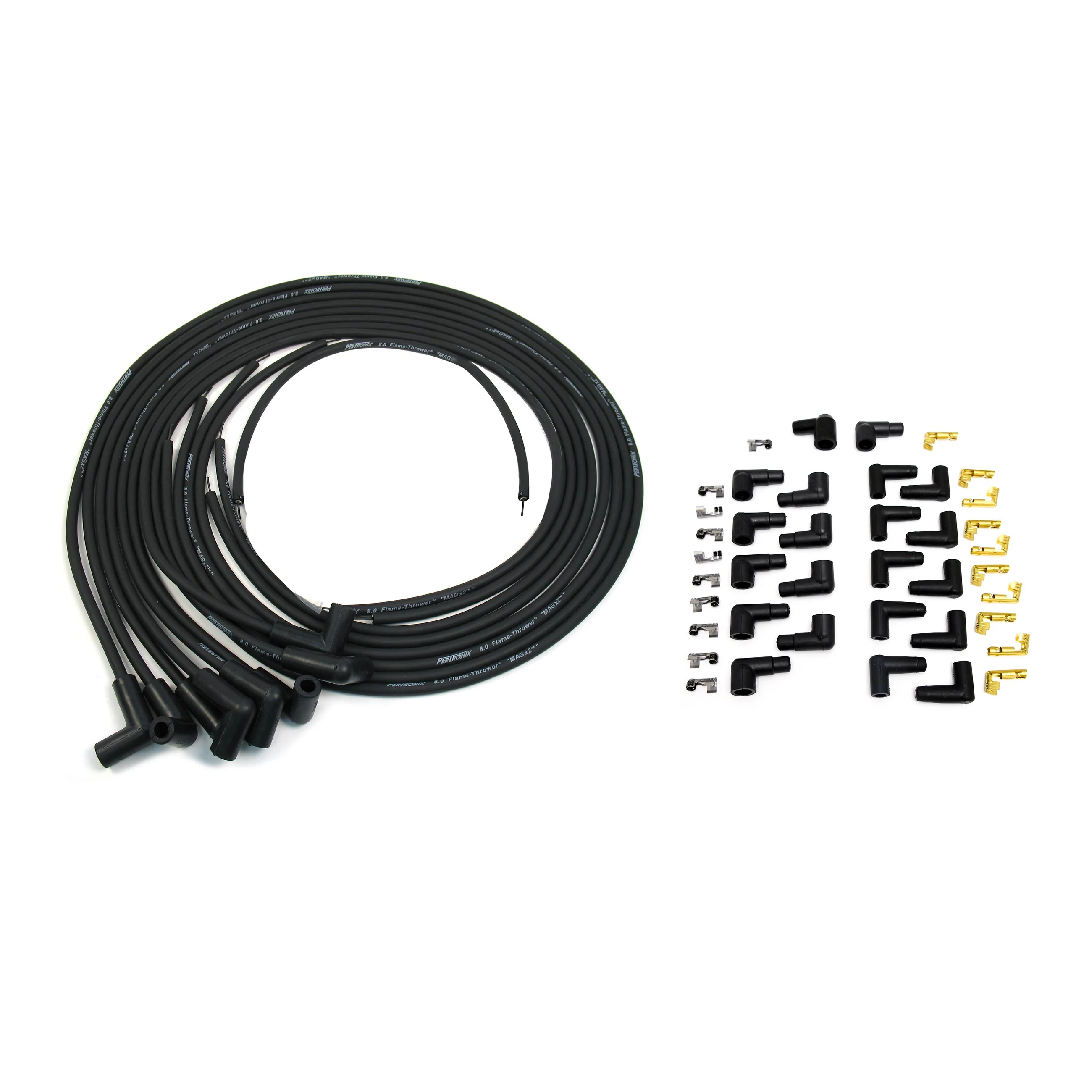 Universal 8 Cylinder 8mm MAGx2 Spark Plug Wire Set (Available in 3 Colors) - Image 8