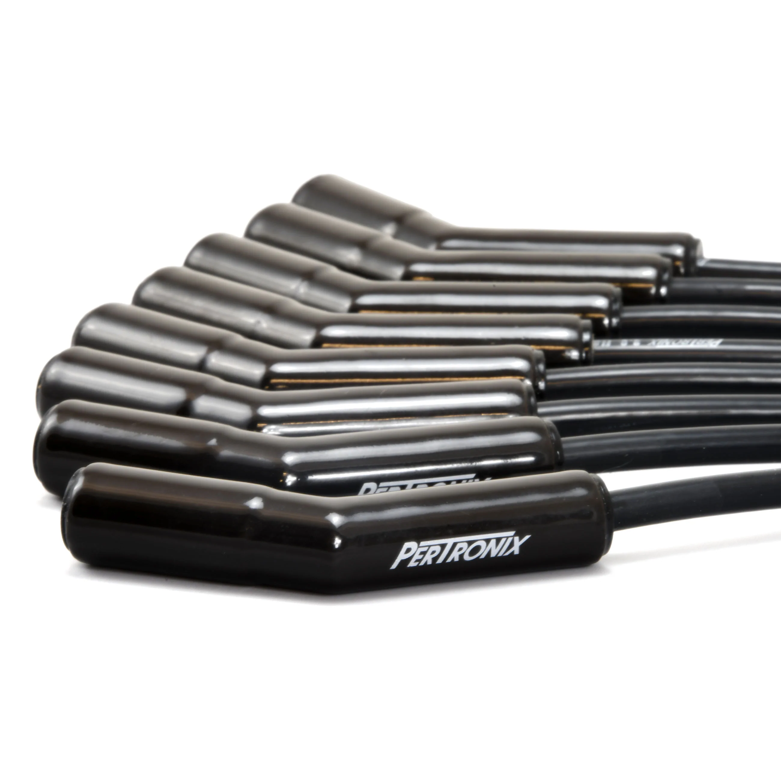 Universal 8mm MAGx2 Black Ceramic Boot Spark Plug Wire Set (Available in 3 Boot Angles) - Image 8